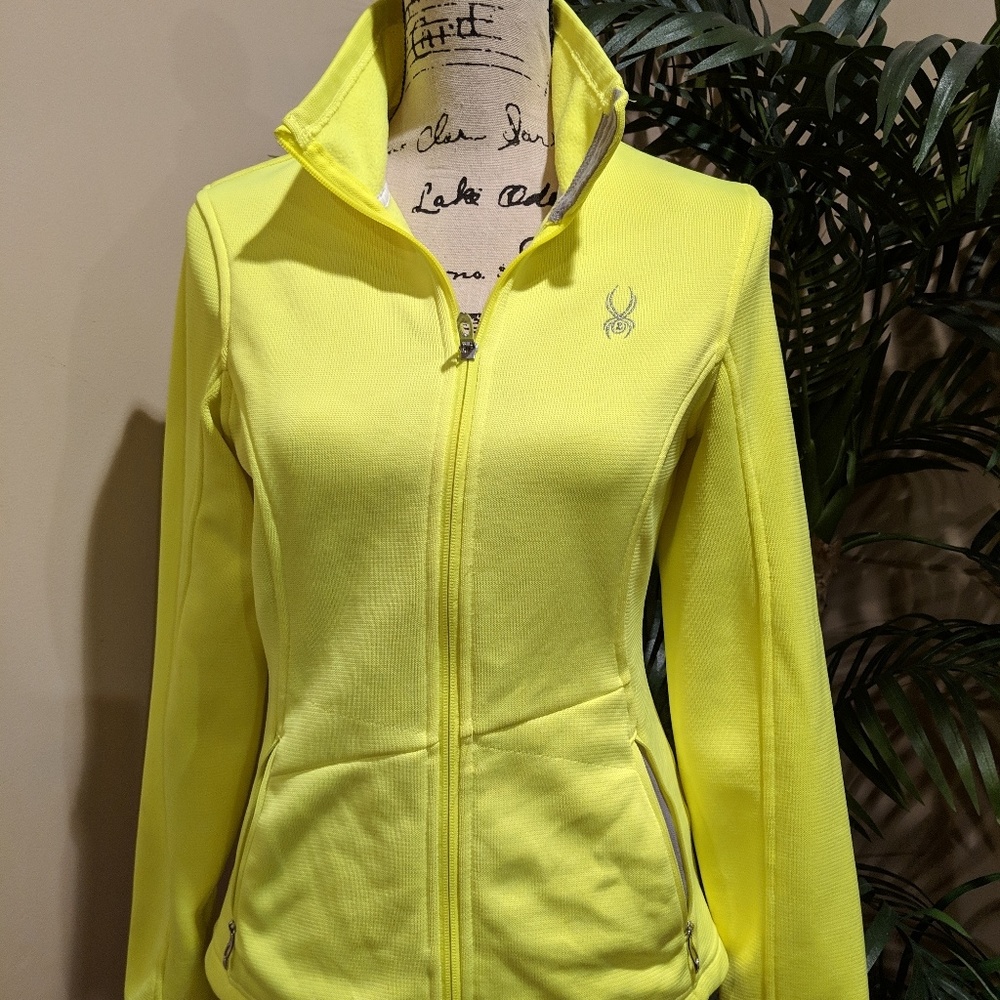 Sz Med Spyder Jacket Neon Yellow